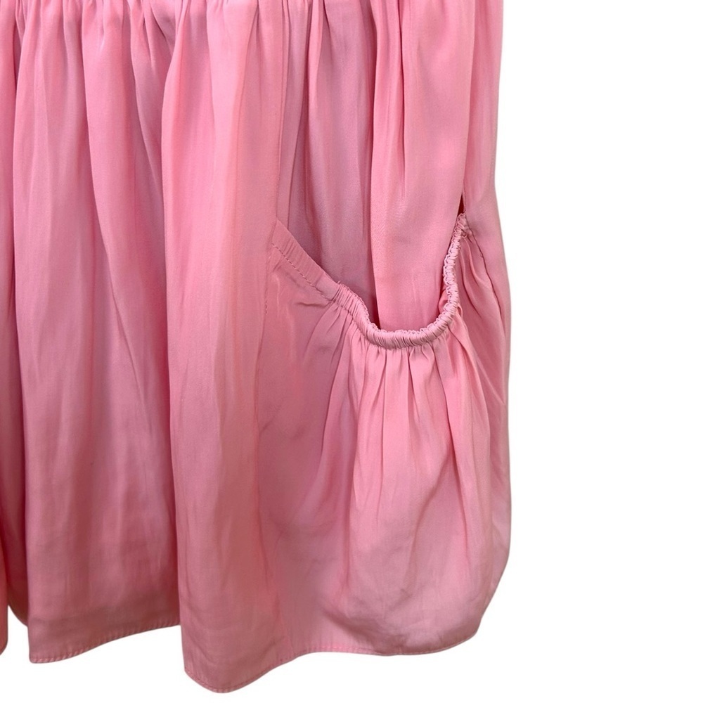 Ramy Brook NWT Women’s ‘Ellen’ Romper Ruffles Eyelet Feminine Pink Tulip X-Small - Picture 10 of 13